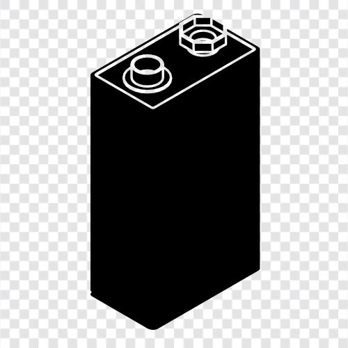 wiederaufladbare Batterie, LithiumIonenBatterie, AABatterie, VBatterie symbol
