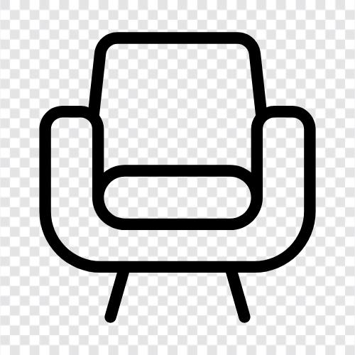 recliner, living room, furniture, couches icon svg