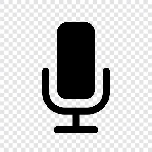 Aufnahme, Podcast, Stimme, Audio symbol