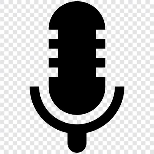 Kayıt, Ses, Kayıt Yazılımı, Podcasting ikon svg