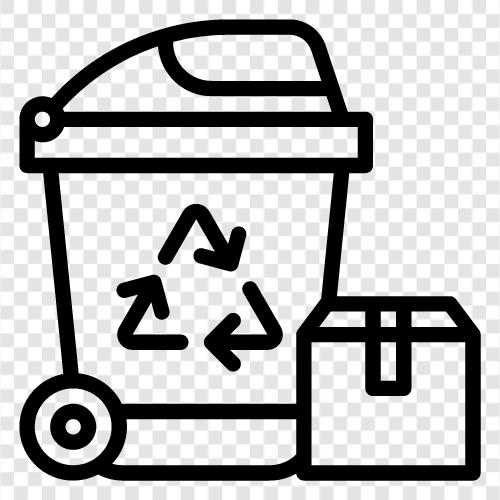 recycle center, recycling, paper, plastic icon svg