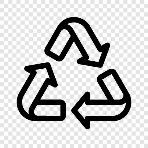 Recycling, Müll, Abfall symbol