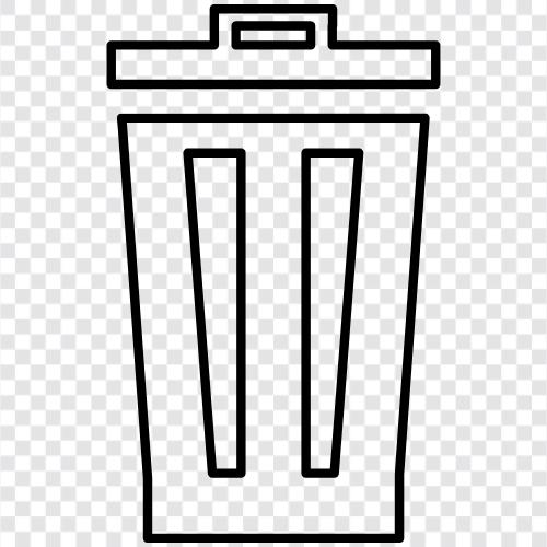 Recycling, Müll, Mülleimer, Müllbeutel symbol