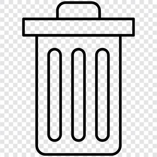 recycle, garbage, dumpster, garbage can icon svg