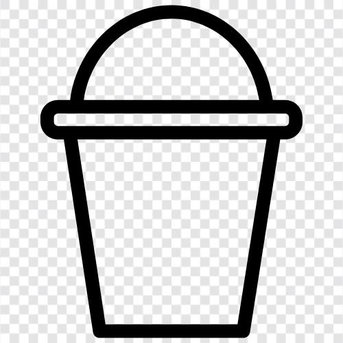 geri dönüşüm, garbage, composting, bucket ikon svg