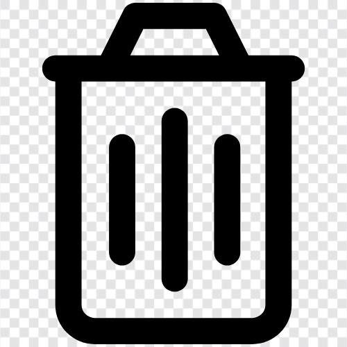 Recycling, Container, Abfall, Müll symbol