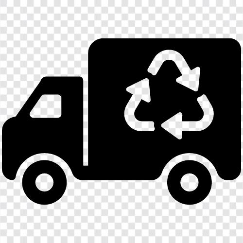 RecyclingTransport, Abfalltransport, Transport gefährlicher Abfälle symbol