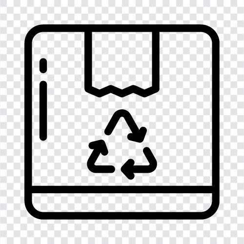 Recycling, Müll, Abfall, Mülleimer symbol