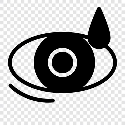 Rote Augen Syndrom, Rote Augen Behandlung, Rote Augen Heilmittel, Rote Augen symbol
