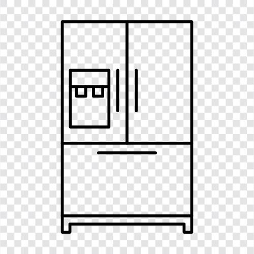 refrigerator, freezer, air conditioner, coolers icon svg