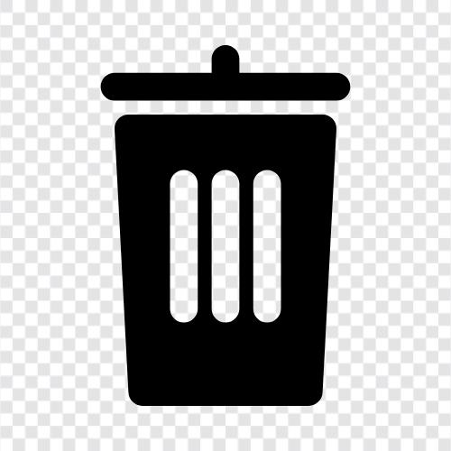 Müll, Mülleimer, Schrottpost, Recycling symbol