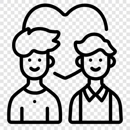 relationships, love, marriage, partnership Affection icon svg