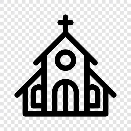 din, kilise, hizmet, ibadet ikon svg