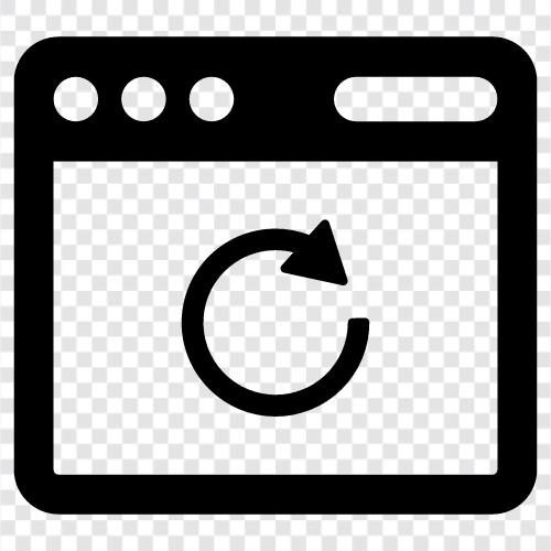 reload, browser reloads, reloading, reloading browsers icon svg