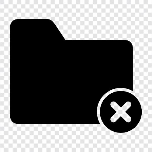 Remove Folder, Delete Folder, Delete Files, Folder Remove icon svg