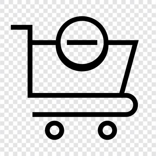 remove from cart, remove from shopping cart, remove cart icon svg