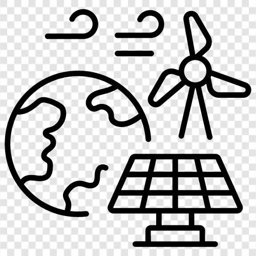 renewable energy, green energy, clean energy, sustainable energy icon svg