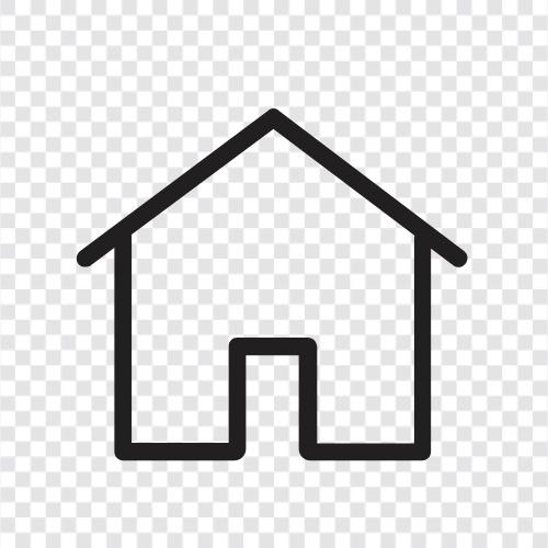 Residence, Place of residence, Dwelling, Home sweet home icon svg