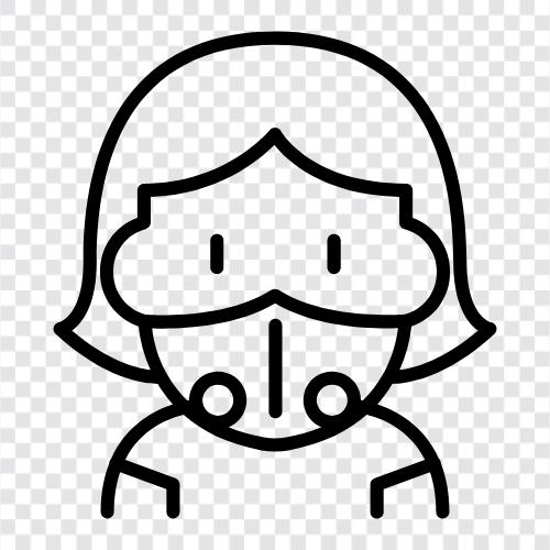 respirator, gas mask, protection, chemical icon svg