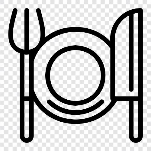 Restaurant, Essen, Gastronomie symbol