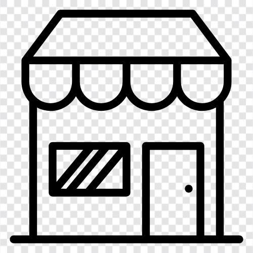 Einzelhandel, Geschäft, Geschäft Lage, Einkauf symbol