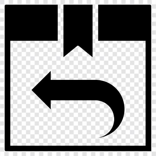 return parcel, return package, parcel return service, return shipping icon svg