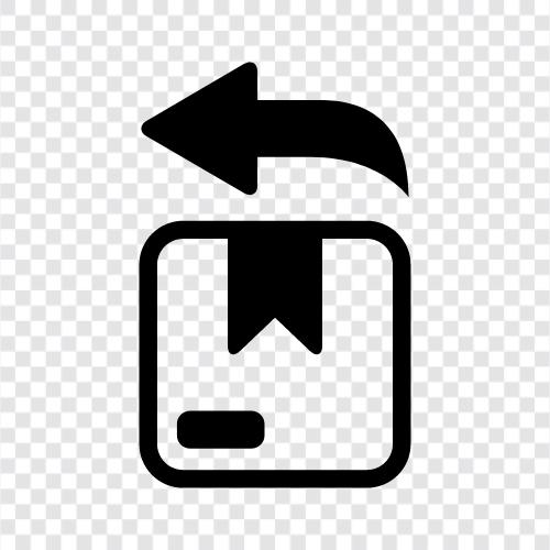 Return Policies, Return Process, Return Authorization, Return Merchandise Authorization icon svg