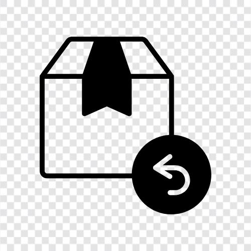 returns, returning, returning an item, returning a value icon svg