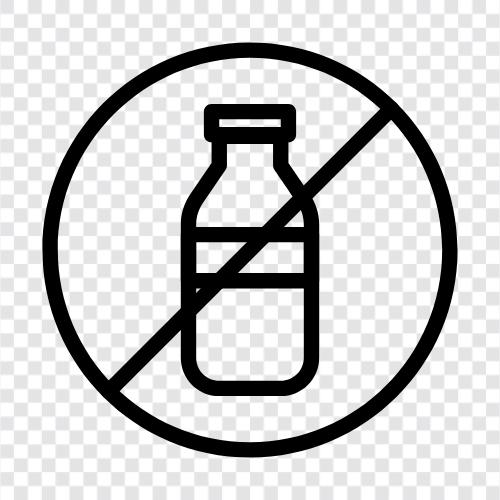 wiederverwendbare Flasche, kunststofffrei, umweltfreundlich, nachhaltig symbol