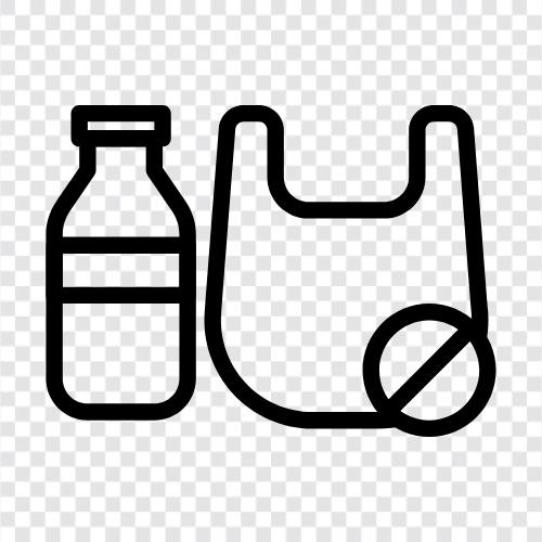 yeniden kullanılabilir şişeler, eko dostu, sürdürülebilir, biyobozunur ikon svg