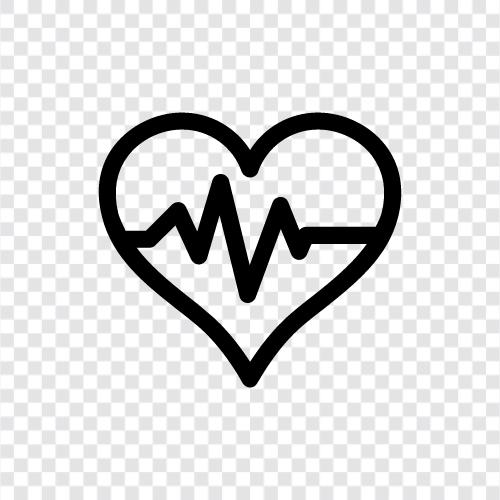 rhythm, healthy, heart, arteries icon svg