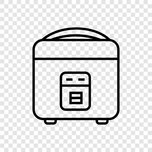 rice cooker, rice cooker recipes, rice cooker instructions, rice cooker recipes for icon svg