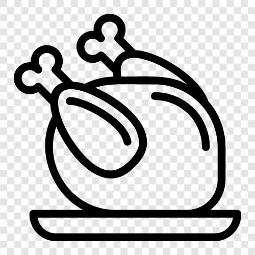 Roast Turkey Recipe, Roast Turkey Recipe Videos, Roast Turkey ikon svg