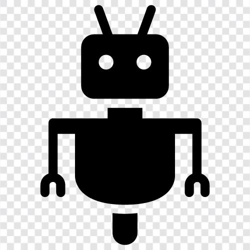 Roboter Arme, Roboter Auto, Roboter Staubsauger, Roboter Rasenmäher symbol