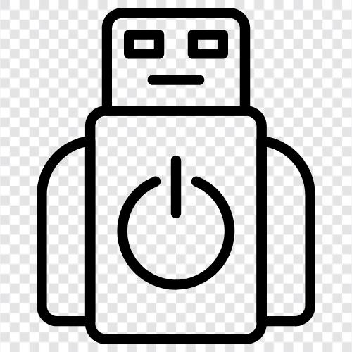 Robotertechnik, Roboterarme, Roboterbeine, Roboteraugen symbol