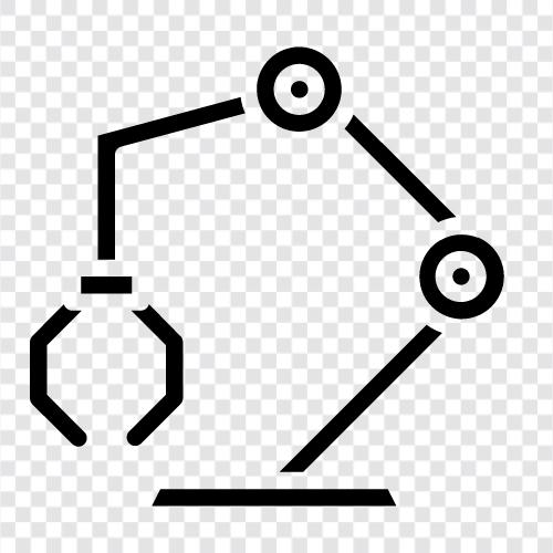 robotik kol teknolojisi, robotik kol tasarımı, robotik kol uygulaması, robotik kol imalatı ikon svg