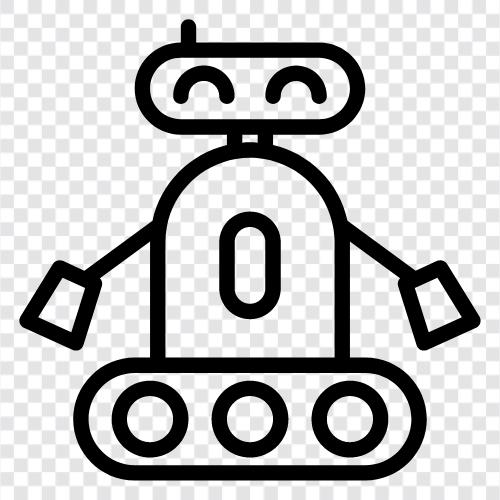 robotic, space, exploration, future icon svg