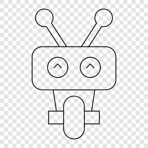 robotics, android, artificial intelligence, automation icon svg