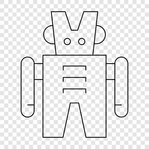 Robotics, Automation, Mechanization, Manufacturing icon svg