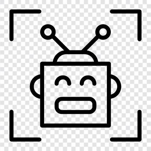 robotics, artificial intelligence, android, computer icon svg