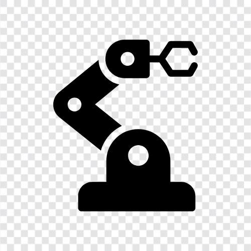 Robotik, Automatisierung, Fertigung, Robotik Forschung symbol