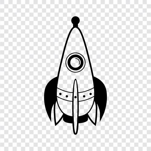 rocketship, space, astronomy, science icon svg