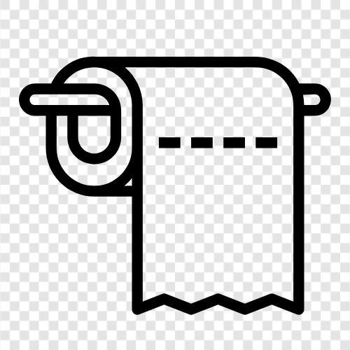 Roll, Toilet, Paper, Holder Значок svg