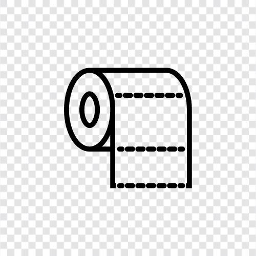 Roll, Sheets, Toilet, Paper icon svg