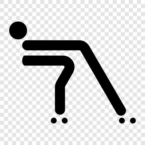 Roller Skating, Rollerblades, Skateboard, Skatepark symbol