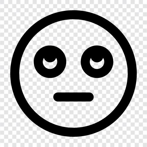 rolling eyes, laughing, cartoon, funny icon svg