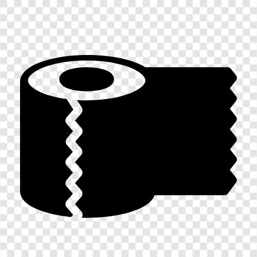 Rolls, Toilet Paper Holder, Toilet Paper Sleats, Cotton Значок svg