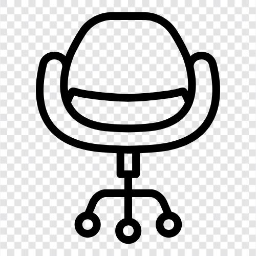 rotating chair, rotating office chair, office chair with swivel, office icon svg