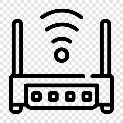 Router, Wireless, Kompatibel, Sicherheit symbol