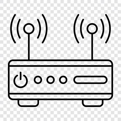 роутер, WiFi, сигнал, подключение Значок svg